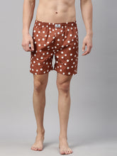 Polka Dots pecan Brown Boxers Boxers Bushirt   
