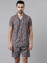 Black Printed Co-Ords Co-Ords Bushirt   