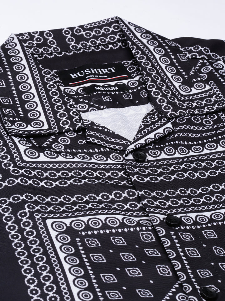 Street Paisley Shirt Printed Shirt Bushirt   