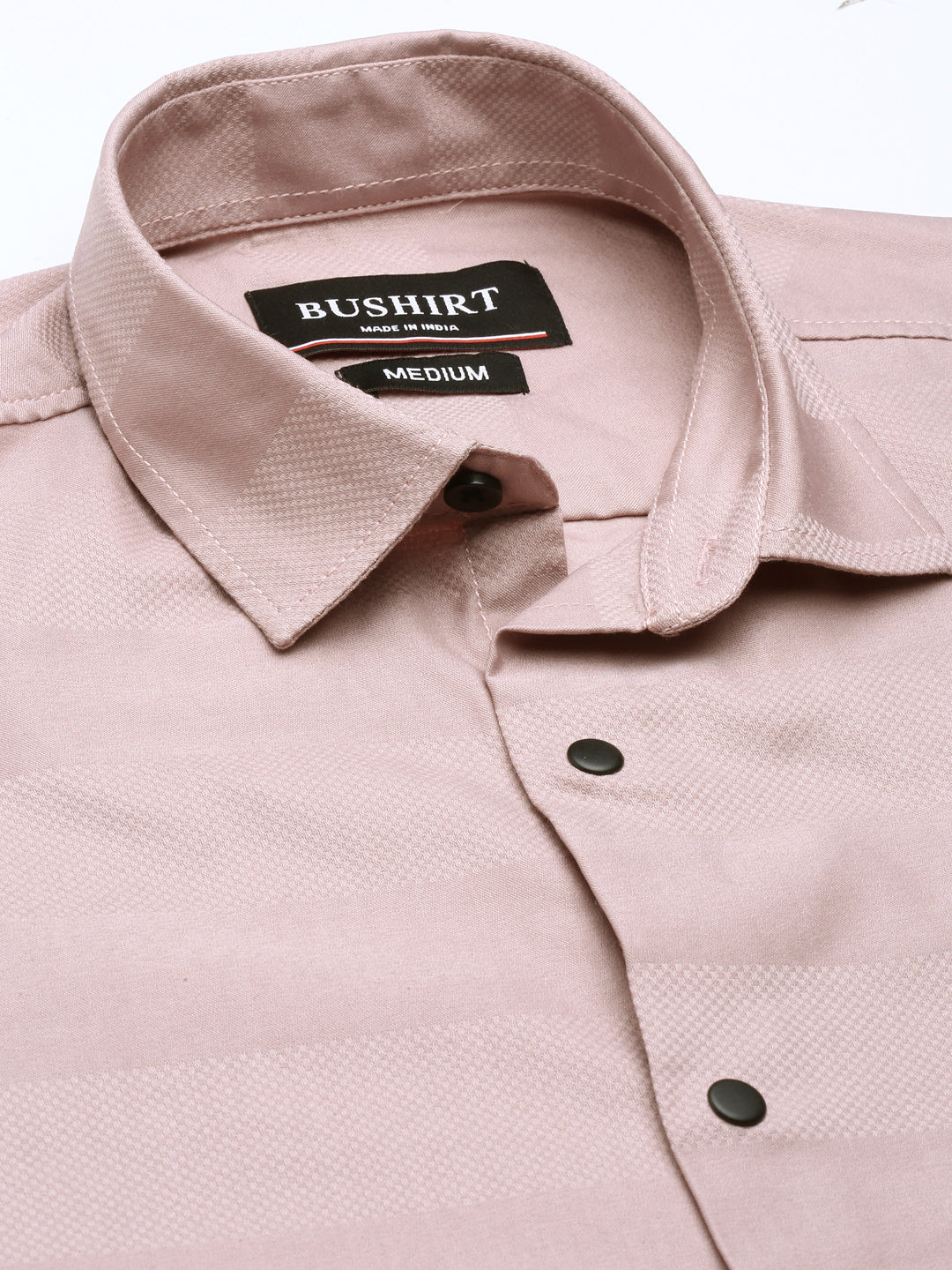 Pink Solid Shirt Solid Shirt Bushirt   