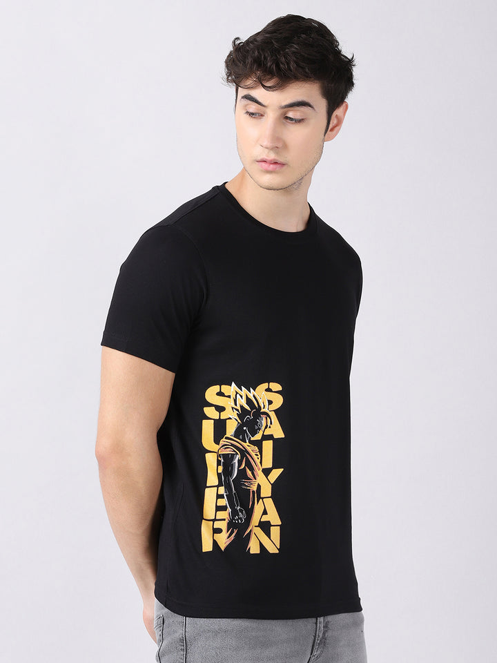 Super Saiyan Anime T-Shirt Graphic T-Shirts Bushirt   