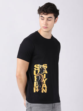Super Saiyan Anime T-Shirt Graphic T-Shirts Bushirt   
