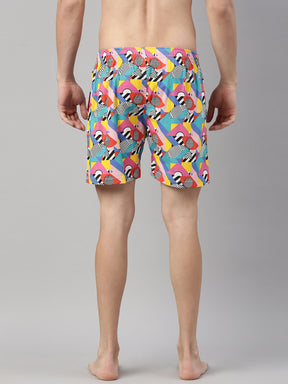 Abstract Multi Color Boxers Boxers Bushirt   