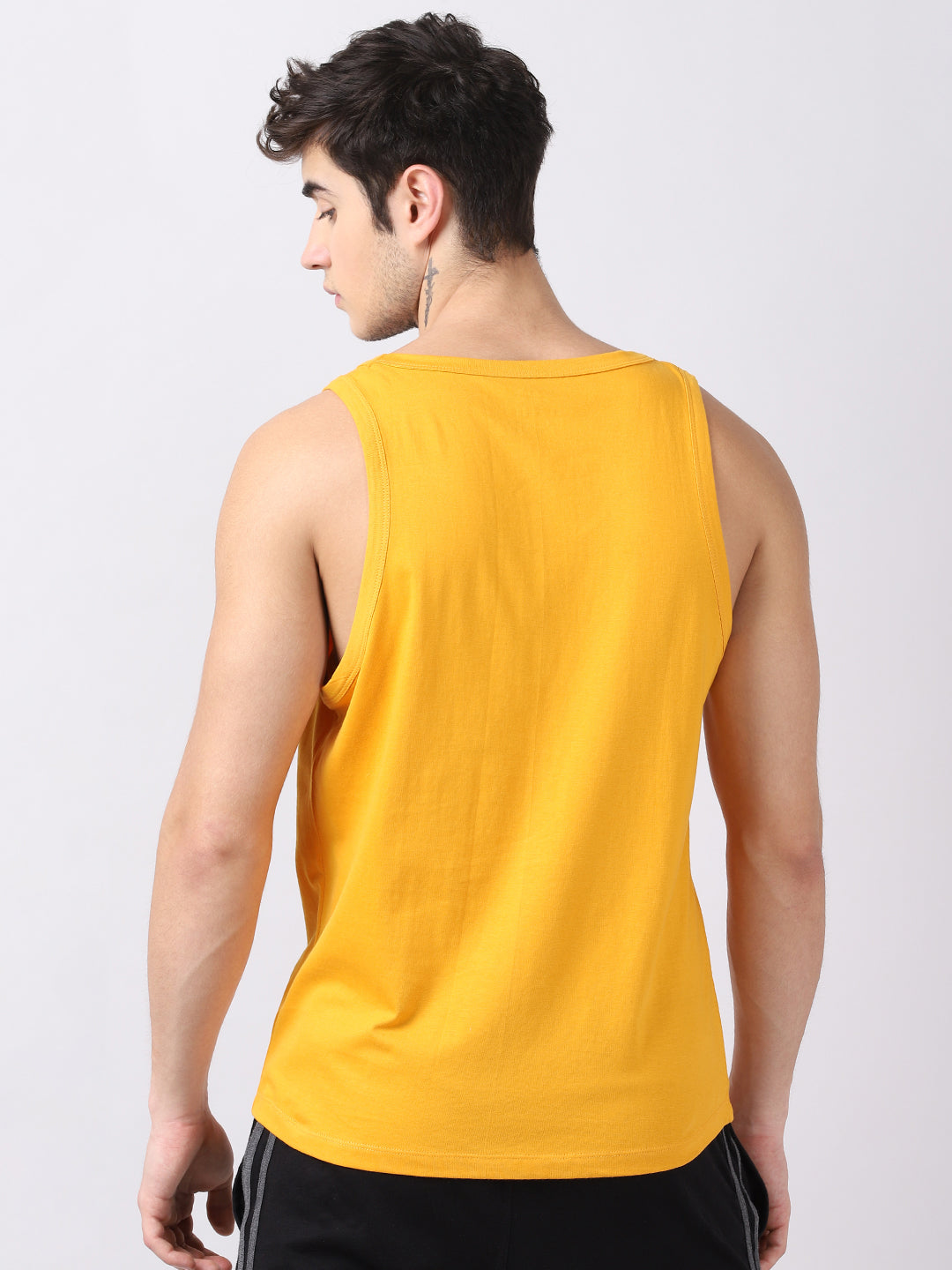 May Be Later Sleeveless T-Shirt Vest Bushirt   