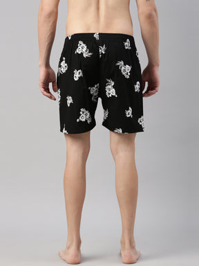Floral Black Boxers Boxers Bushirt   