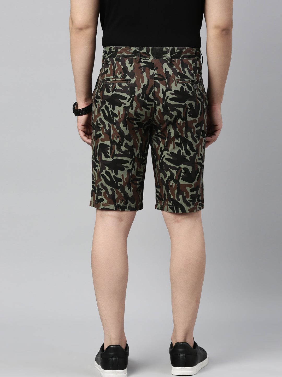 Sage Green Camouflage Shorts Men's Shorts Bushirt   