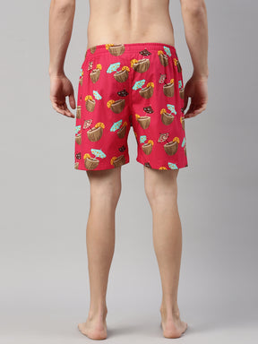 Cocktail Magenta Boxers Boxers Bushirt   