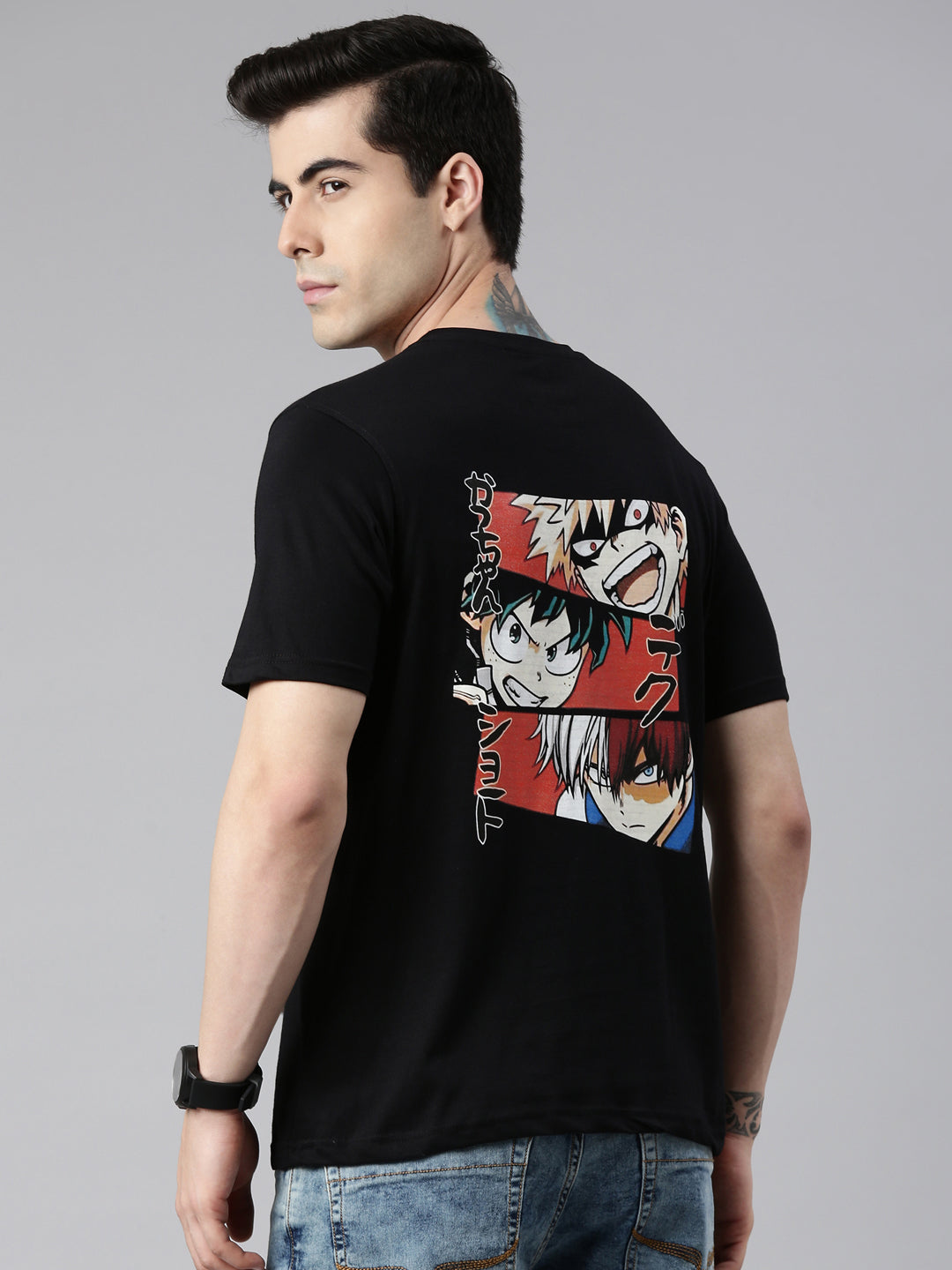 My Hero Academia - Boku Anime T-Shirt Graphic T-Shirts Bushirt   