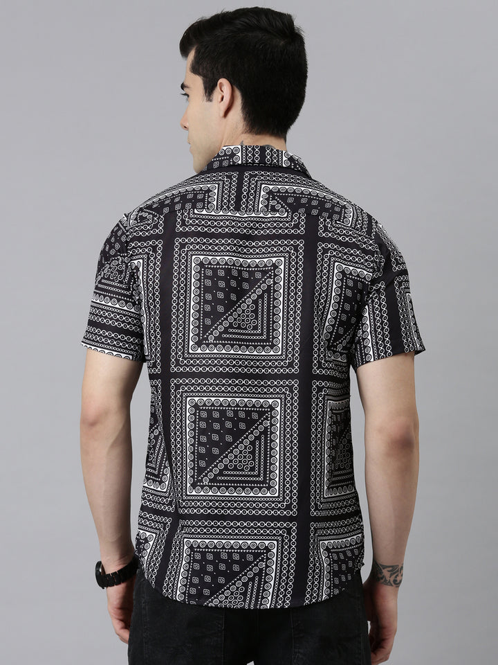 Street Paisley Shirt Printed Shirt Bushirt   