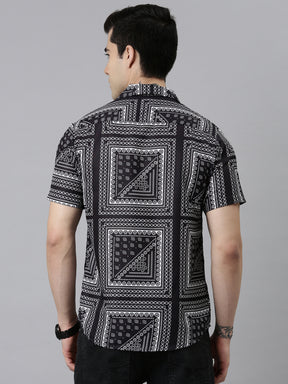 Street Paisley Shirt Printed Shirt Bushirt   