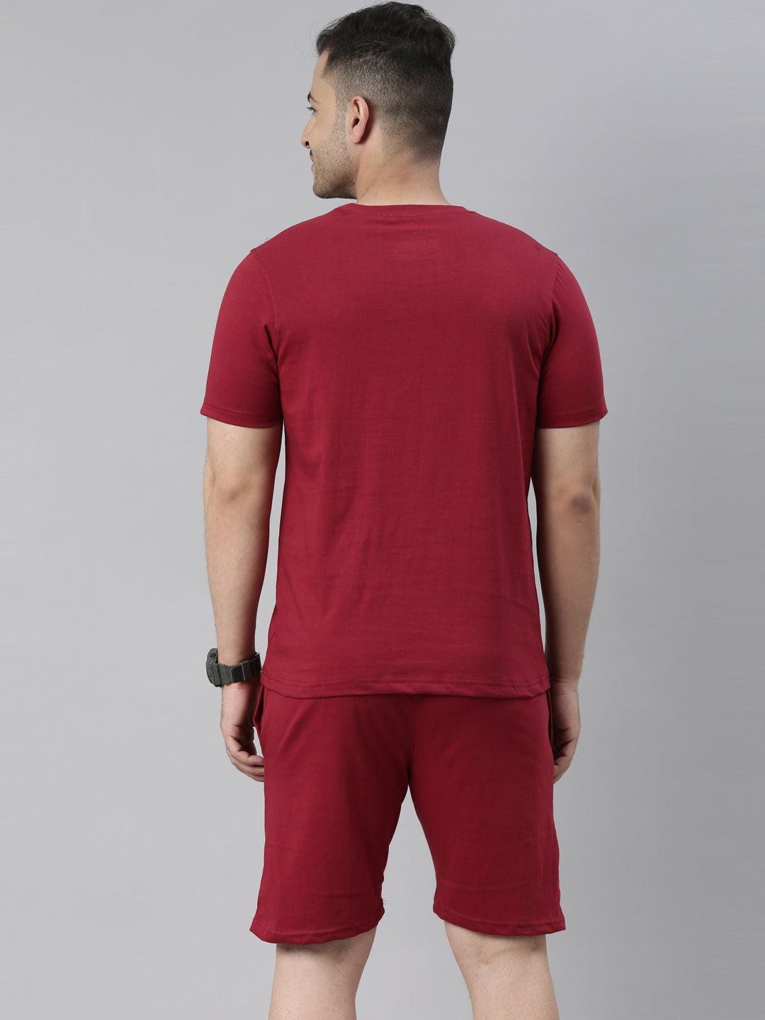 Bliss Maroon Co-Ords Co-Ords Bushirt   