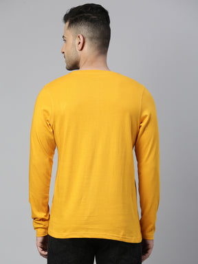 App Bhaad Mustard Full Sleeves T Shirt Full Sleeves Bushirt   