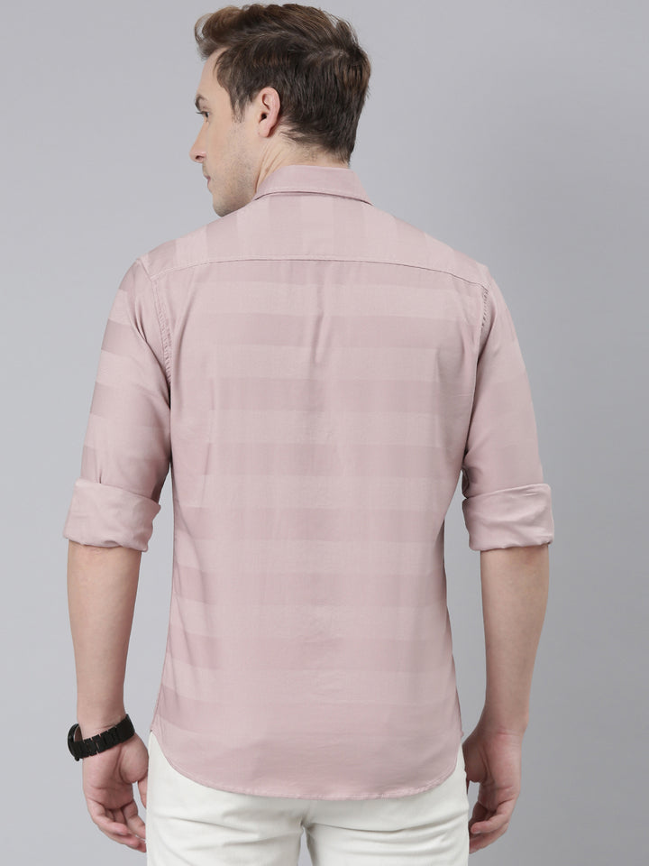 Pink Solid Shirt Solid Shirt Bushirt   
