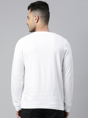 Angry Panda White Full Sleeves T Shirt  Bushirt   