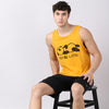 May Be Later Sleeveless T-Shirt Vest Bushirt   