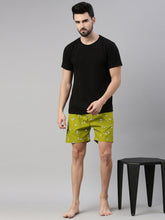 All Over Printed Pickle Green Boxers Boxers Bushirt   