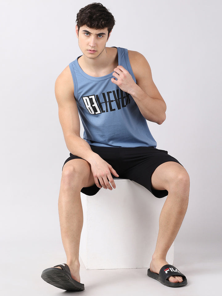 Beliver Sleeveless T-Shirt Vest Bushirt   