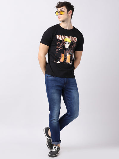 Naruto Shippuden Naruto Uzumaki Anime T-Shirt Classic Tees Bushirt