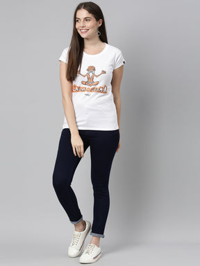 Calm A Sutra T-Shirt Women's Graphic Tees Bushirt   