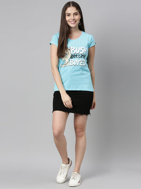 Busy Getting Bored T-Shirt Women's Graphic Tees Bushirt   