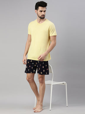 Cocktail Navy Blue Boxers Boxers Bushirt   