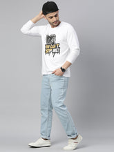 You Can't Stop Me White Full Sleeves T Shirt Full Sleeves Bushirt   