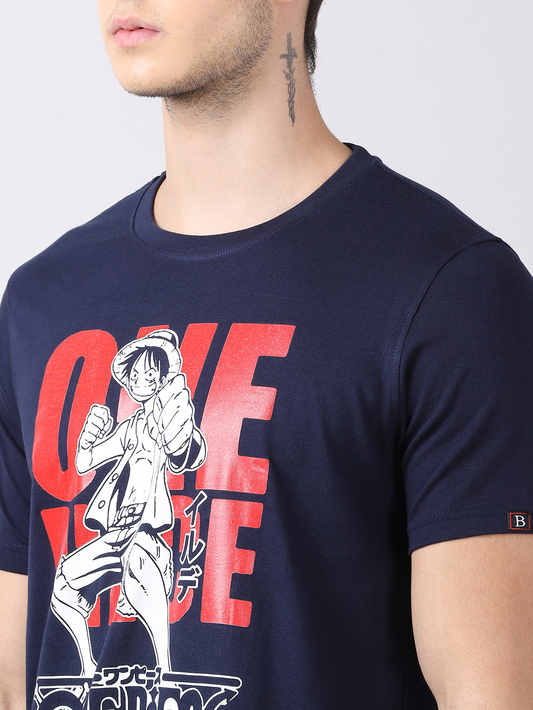 One Piece Straw Hat design Anime T-Shirt Graphic T-Shirts Bushirt   
