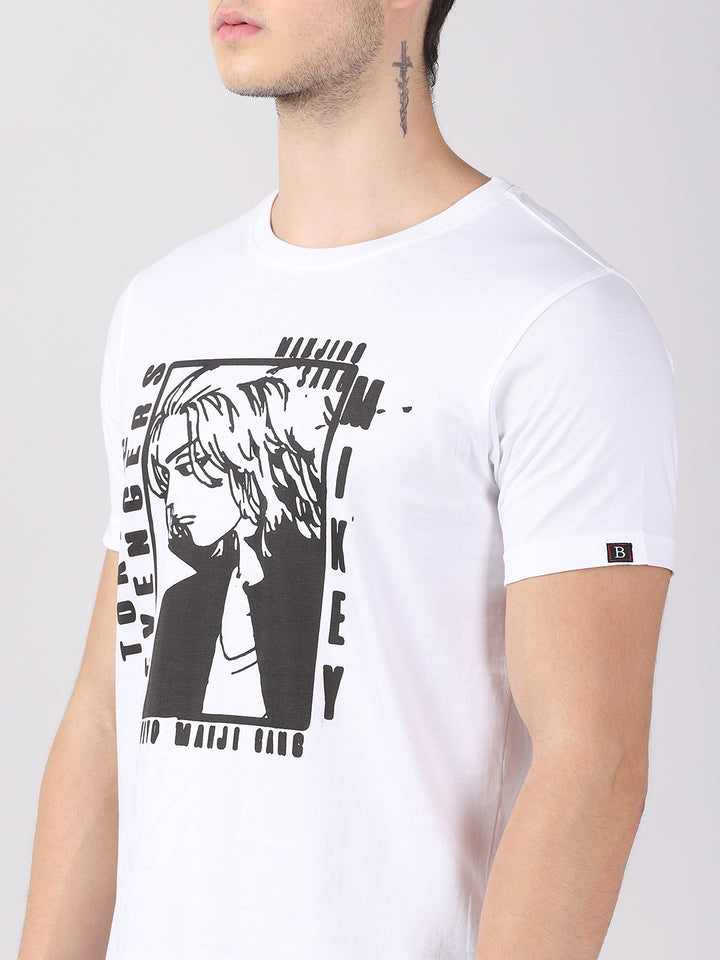 Manjiro - Tokyo Revengers Anime T-Shirt Graphic T-Shirts Bushirt   