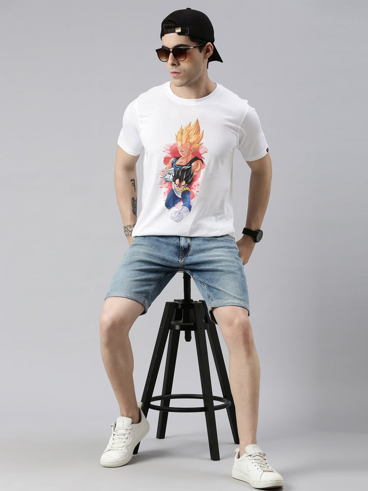 Dragon Ball Z - Super Saiyan Anime T-Shirt Graphic T-Shirts Bushirt   