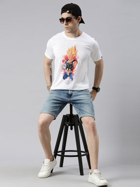 Dragon Ball Z - Super Saiyan Anime T-Shirt Graphic T-Shirts Bushirt   