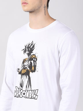 Super Saiyan Goku - Dragon Ball Z Anime T-Shirt Full Sleeves Bushirt   