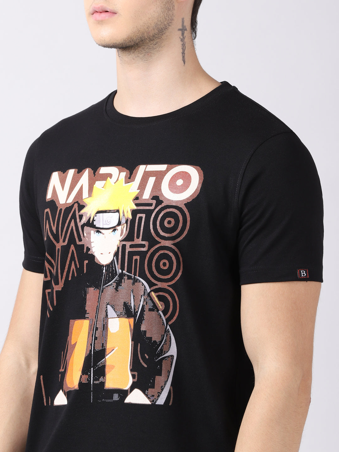 Naruto Shippuden Naruto Uzumaki  Anime T-Shirt Graphic T-Shirts Bushirt   