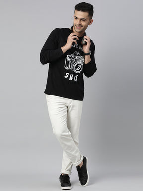 I Have Been Shot Black Full Sleeves T Shirt Full Sleeves Bushirt   