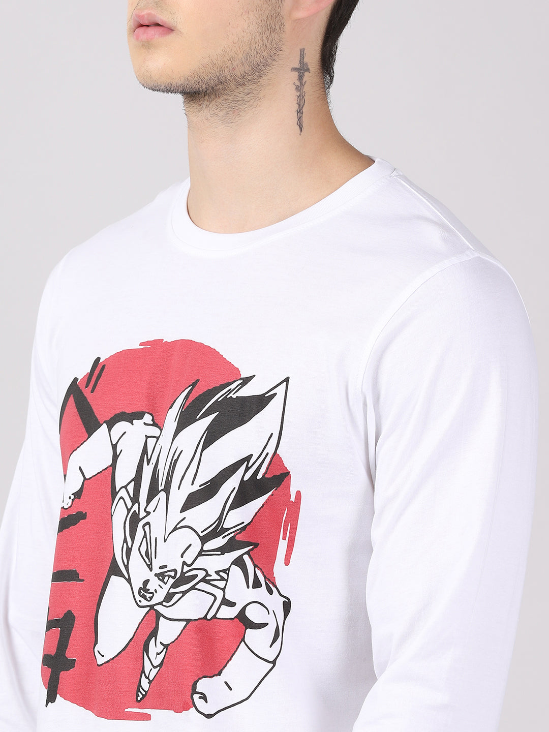 Super Saiyan -  Dragon Ball Anime T-Shirt Full Sleeves Bushirt   