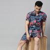 Tribal Trail Navy Co-Ords Regular Size Co-Ords Bushirt   