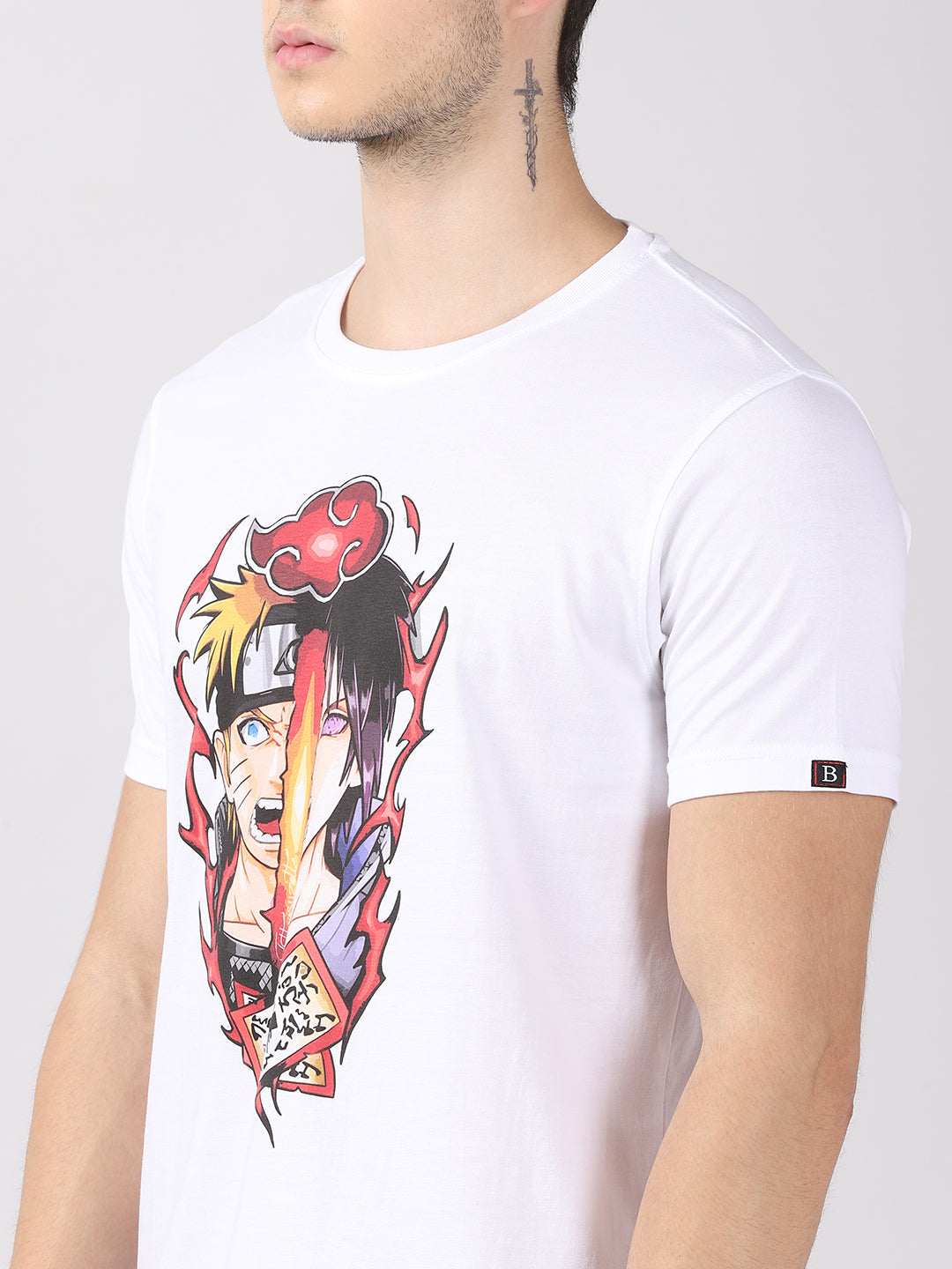 Sasuke Naruto - Naruto Anime T-Shirt Graphic T-Shirts Bushirt   