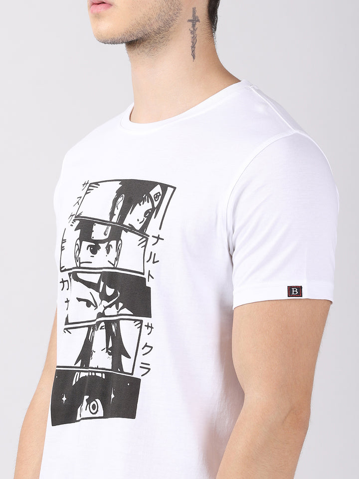 Naruto Attack - Naruto Anime T-Shirt Graphic T-Shirts Bushirt   