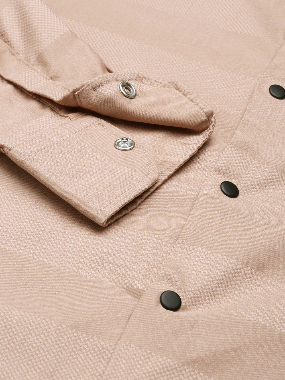 Beige Solid Shirt Solid Shirt Bushirt   