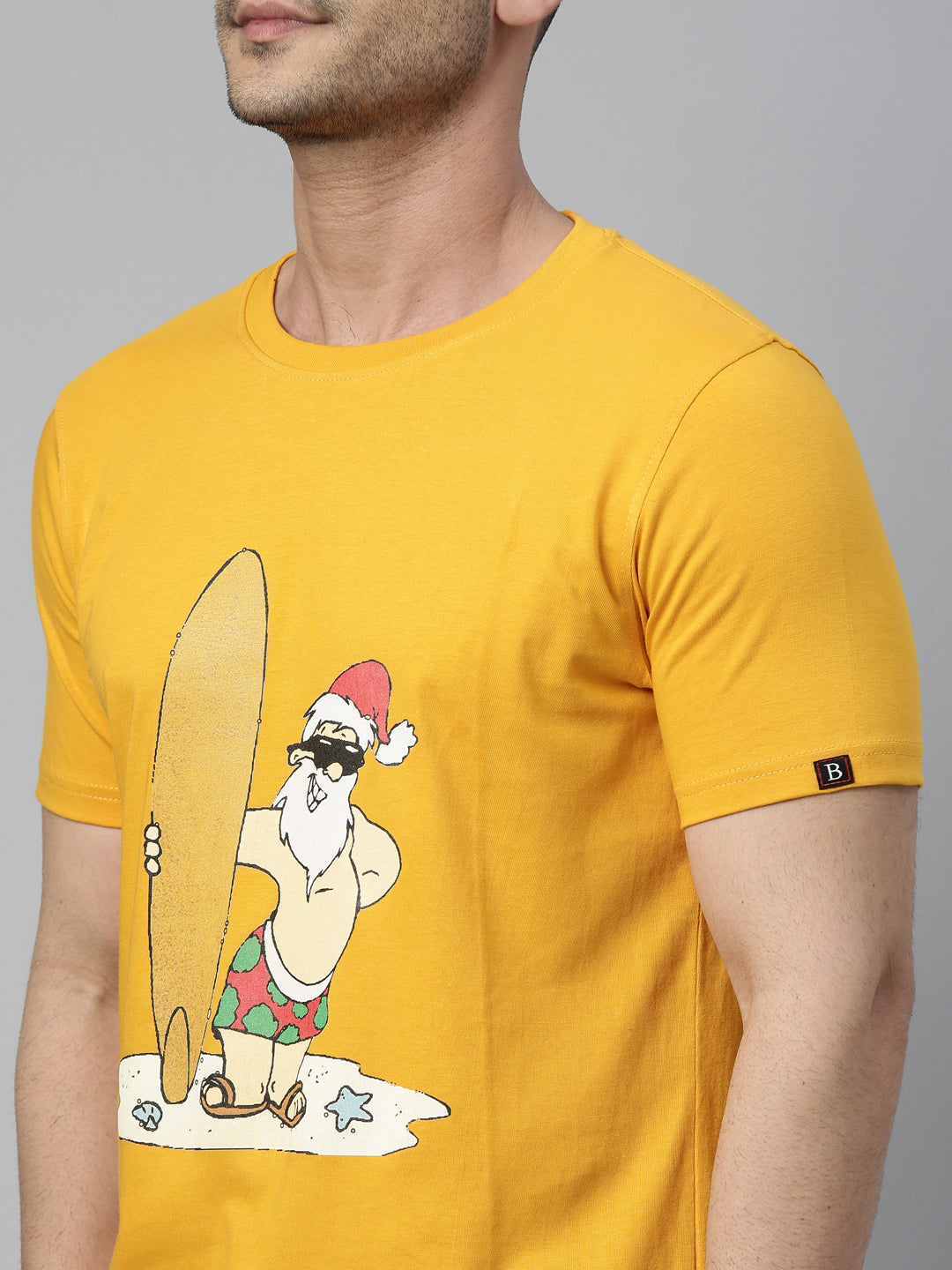 Holiday Mood Santa T-Shirt Graphic T-Shirts Bushirt   