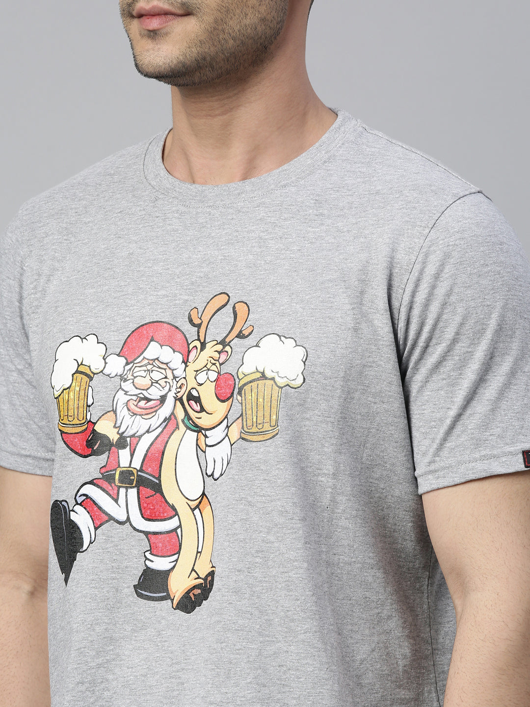 Cheers Santa T-Shirt Graphic T-Shirts Bushirt   