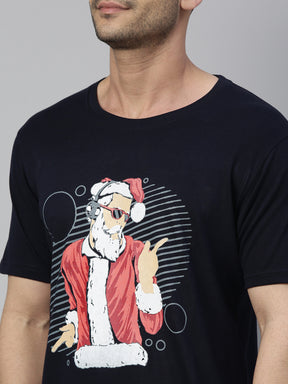 Lets Dance Santa T-Shirt Graphic T-Shirts Bushirt   