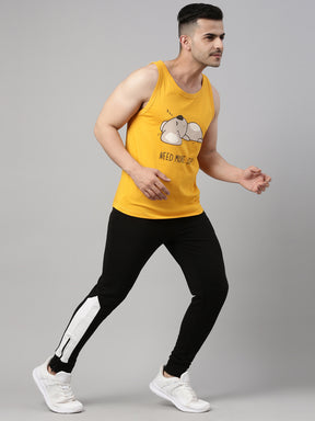 Need More Sleep Sleeveless T Shirt Vest Bushirt   