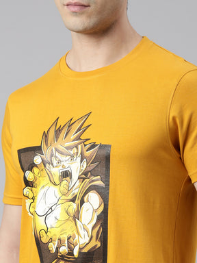 Dragon Ball Z - Power Through Anime T-Shirt Graphic T-Shirts Bushirt   