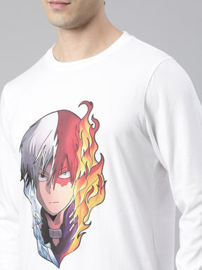 My Hero Academia - Shoto Todoroki Anime T-Shirt Graphic T-Shirts Bushirt   
