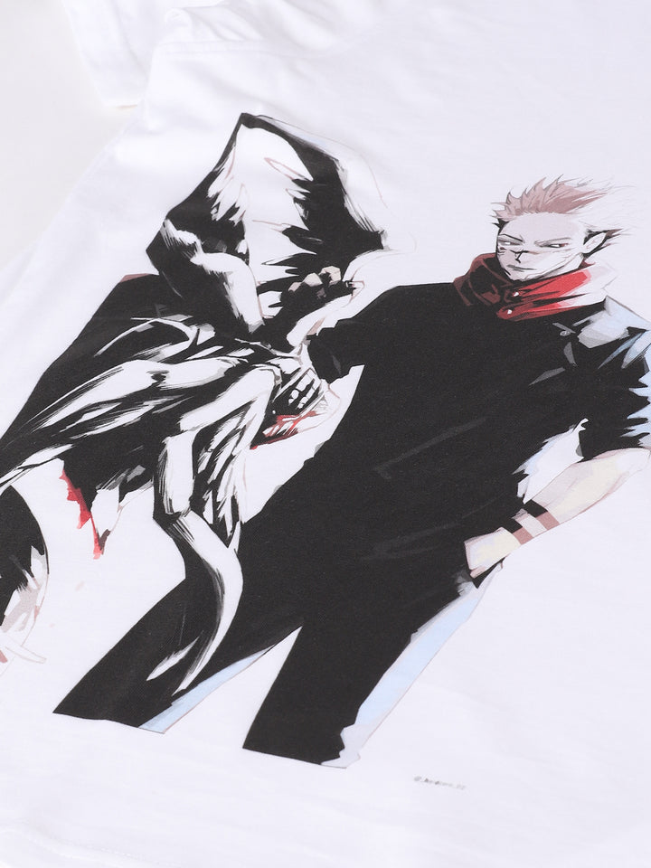 Sukuna Itadori Yuji Heart - Jujutsu Kaisen Anime T-Shirt Graphic T-Shirts Bushirt   