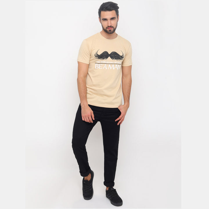 Be A Man T-Shirt Graphic T-Shirts Bushirt   