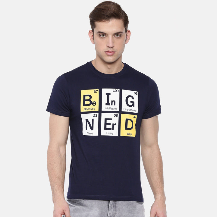 Being Nerd T-Shirt Graphic T-Shirts Bushirt   