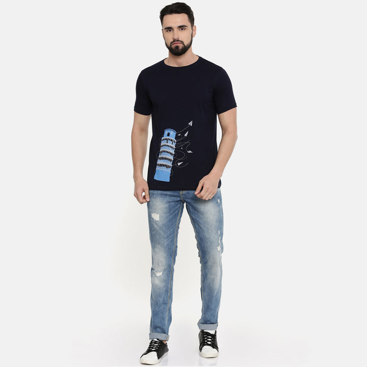 Leaning Tower T Shirt Graphic T-Shirts Bushirt   