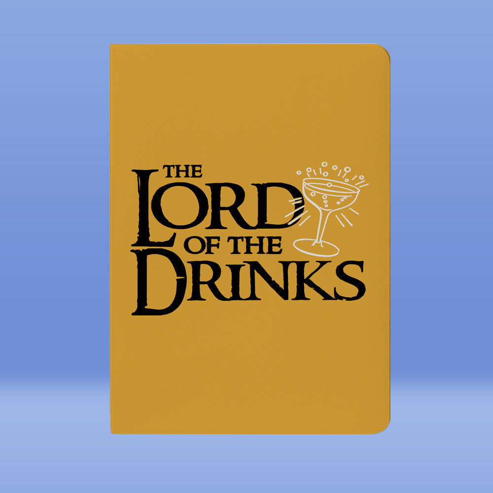Lord Of The Drinks Notebook Note Book Bushirt   