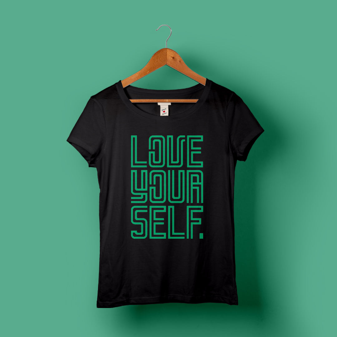 Love Yourself T-Shirt Women's Graphic Tees Bushirt   